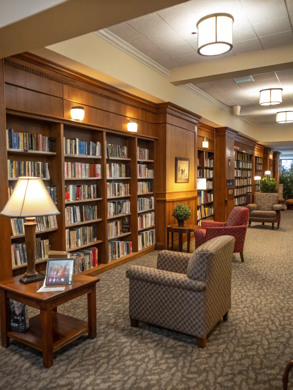 A photo of a newly established community library stocked with books donated by BOOKI NA YO, showcasing the organization's efforts to create reading spaces.